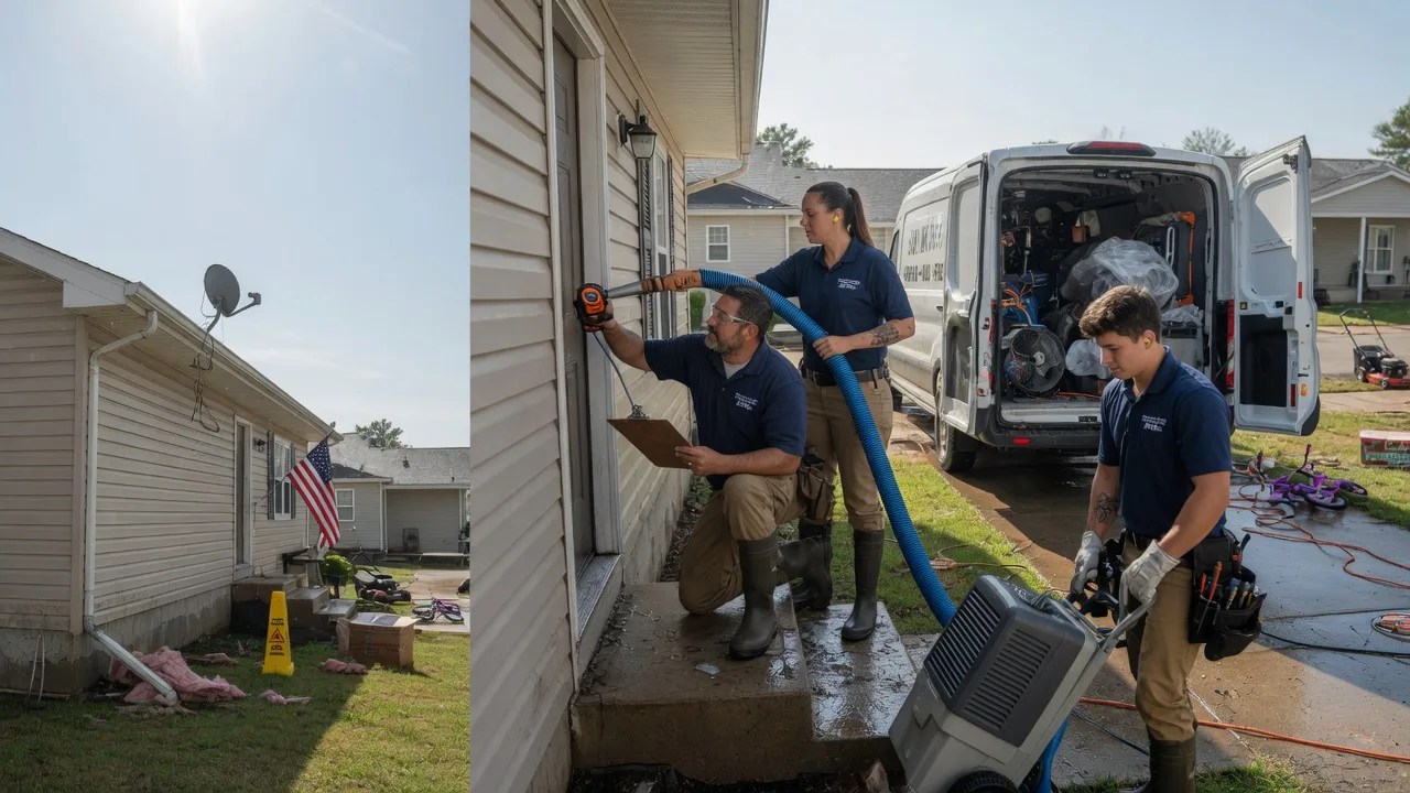 Ceiling Water Damage Restoration in Oneida, KS near me